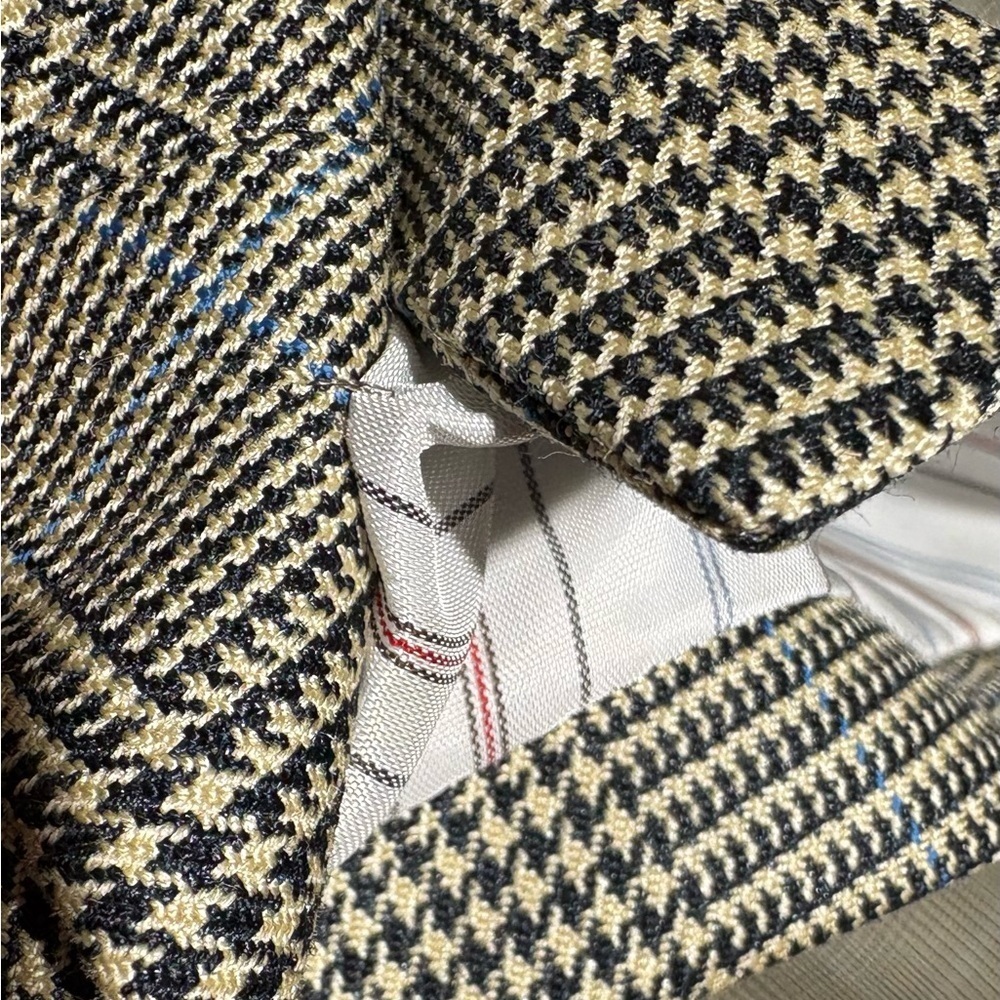 Ralph Lauren Glen Plaid & Windowpane mens 41L vintage suit coat silk/wool blazer - Picture 14 of 16
